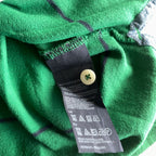 Vintage men's Tommy Hilfiger  Green & white striped short sleeve polo shirt L| L33W21| SKU 5378