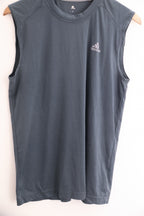 Vintage Adidas grey medium mens sleeveless gym tank top