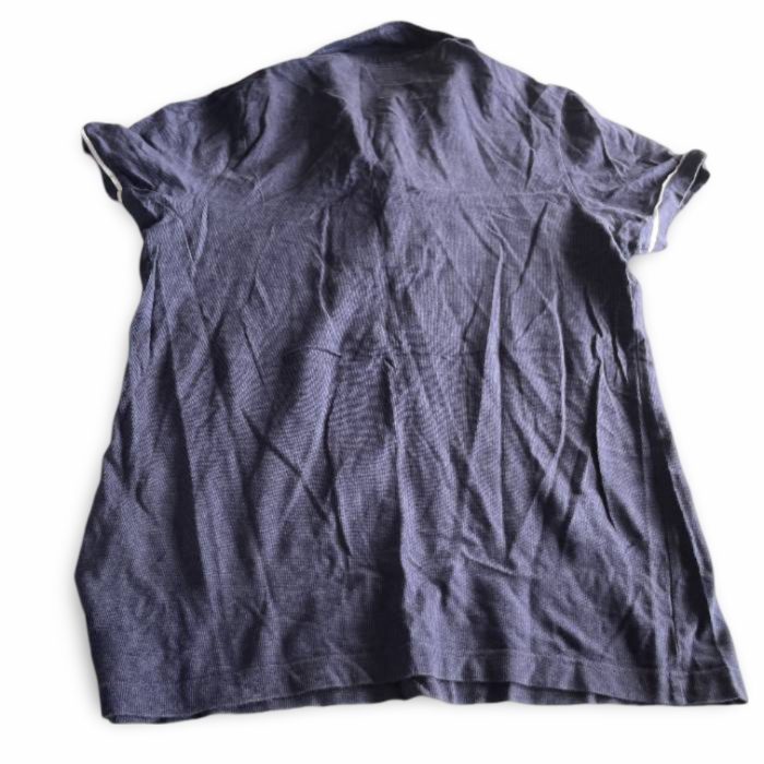 Vintage men's Navy blue Topman regular fit Polo Shirt in M| L28 W17| SKU 5382