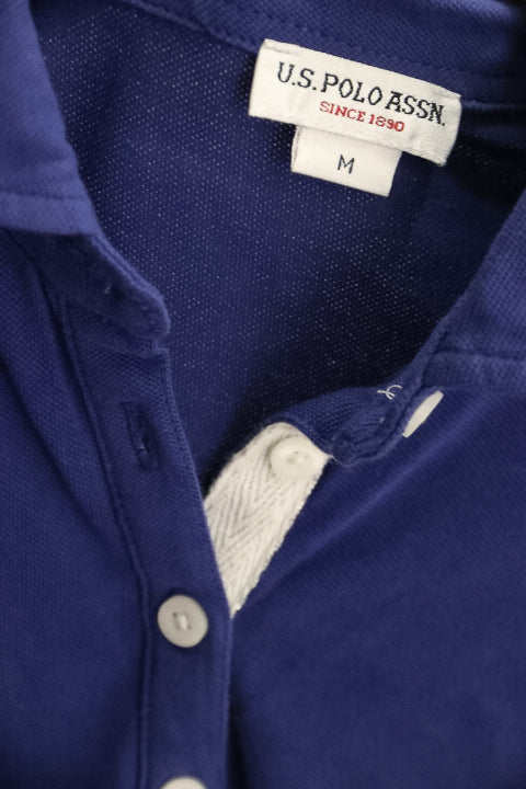 Vintage US Polo ASSN blue mens medium Polo shirt