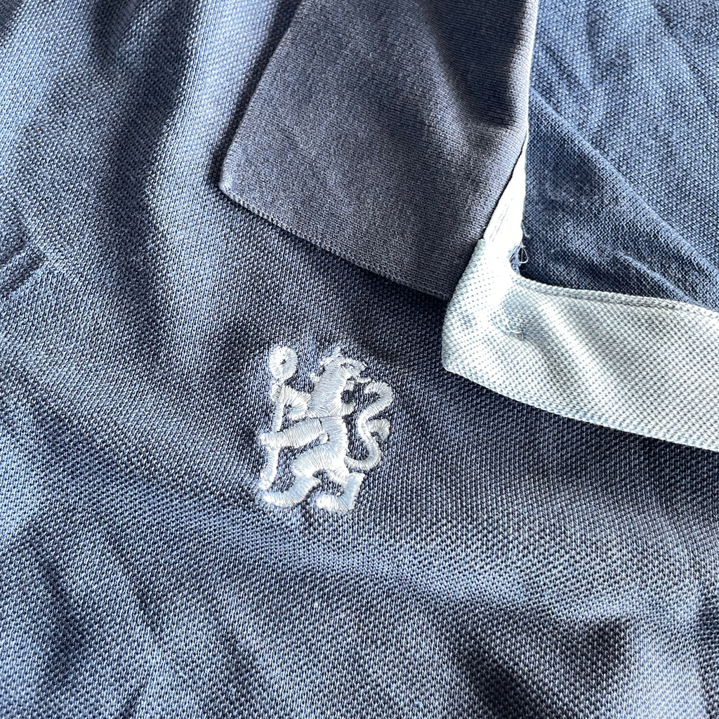 Vintage ADIDAS Clima365 90s men's dark blue oversize XXL polo shirt| L33 W25| SKU 5381