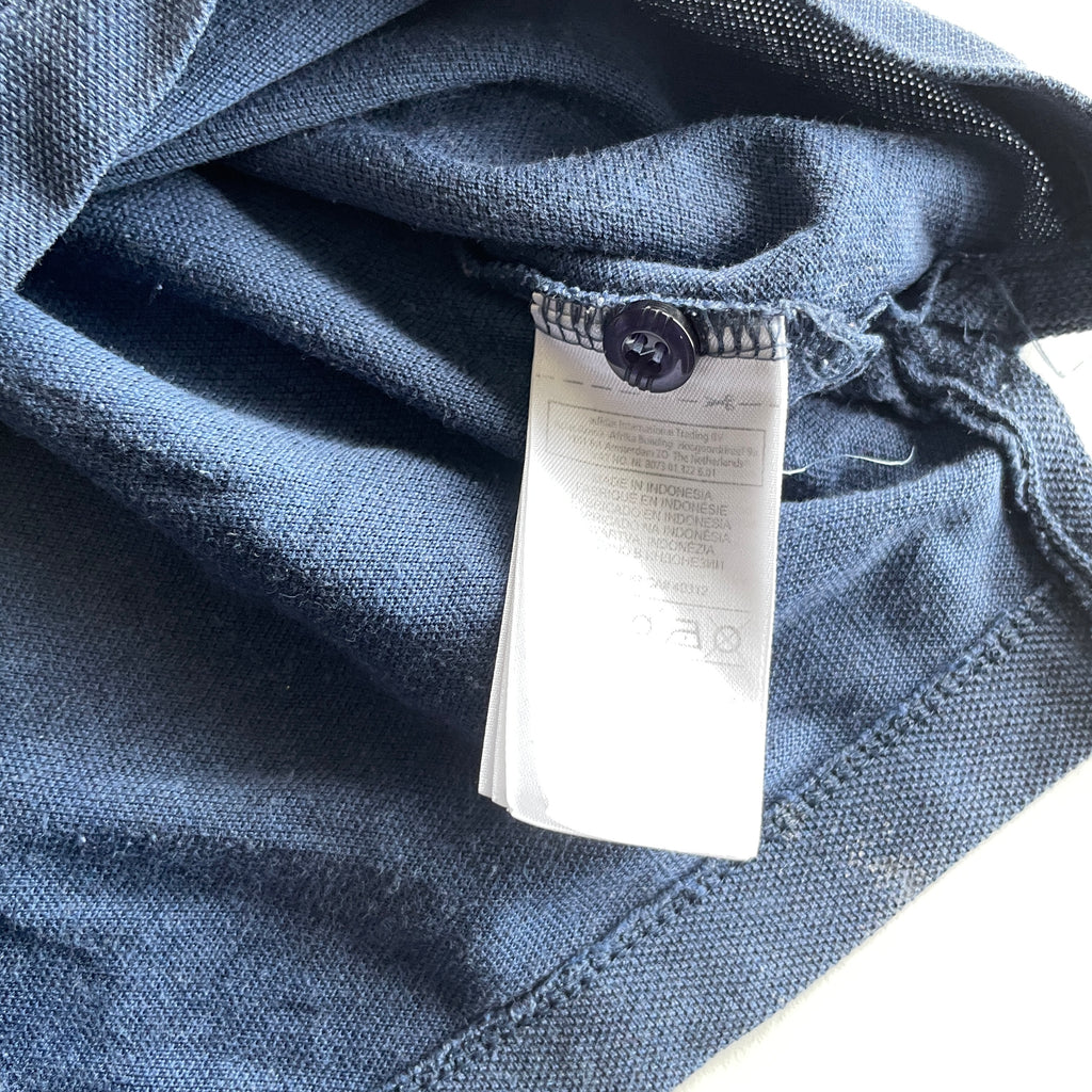 Vintage ADIDAS Clima365 90s men's dark blue oversize XXL polo shirt| L33 W25| SKU 5381