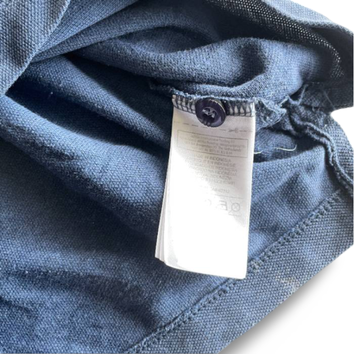 Vintage ADIDAS Clima365 90s men's dark blue oversize XXL polo shirt| L33 W25| SKU 5381