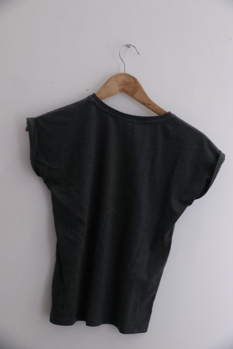 Vintage Warner brothers 1984 iconic logo print small grey tees