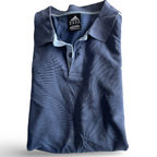 Vintage ADIDAS Clima365 90s men's dark blue oversize XXL polo shirt| L33 W25| SKU 5381