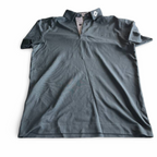 Vintage Athletic fit Polyester Polo FootJoy blue Golf Shirts for Men in M| L29W20| SKU 5385