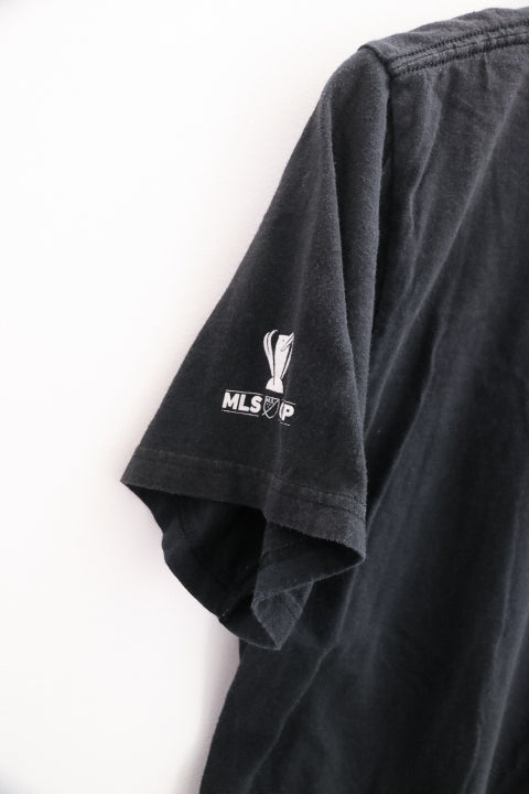 Vintage Adidas MLS Cup 16 Champions print black medium tees