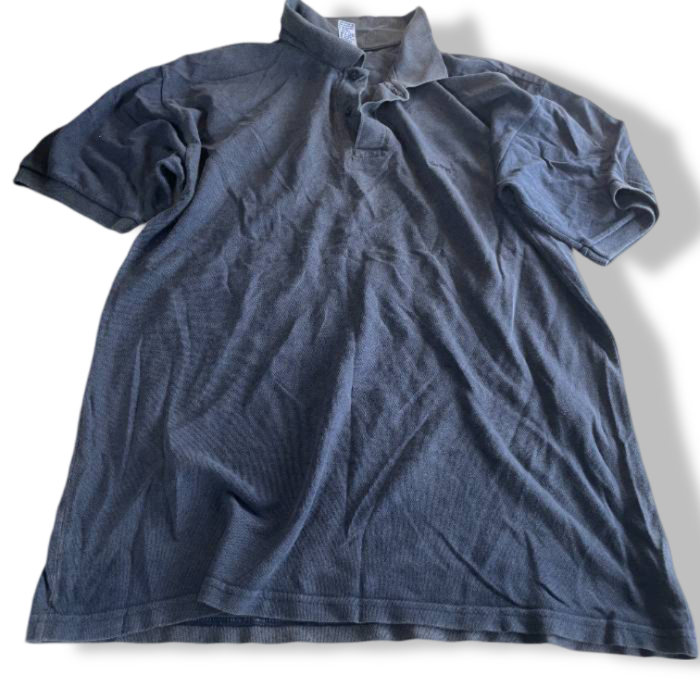 Vintage men's herling navy polo shirt in size L made in brasil| L32 W21| SKU 5391