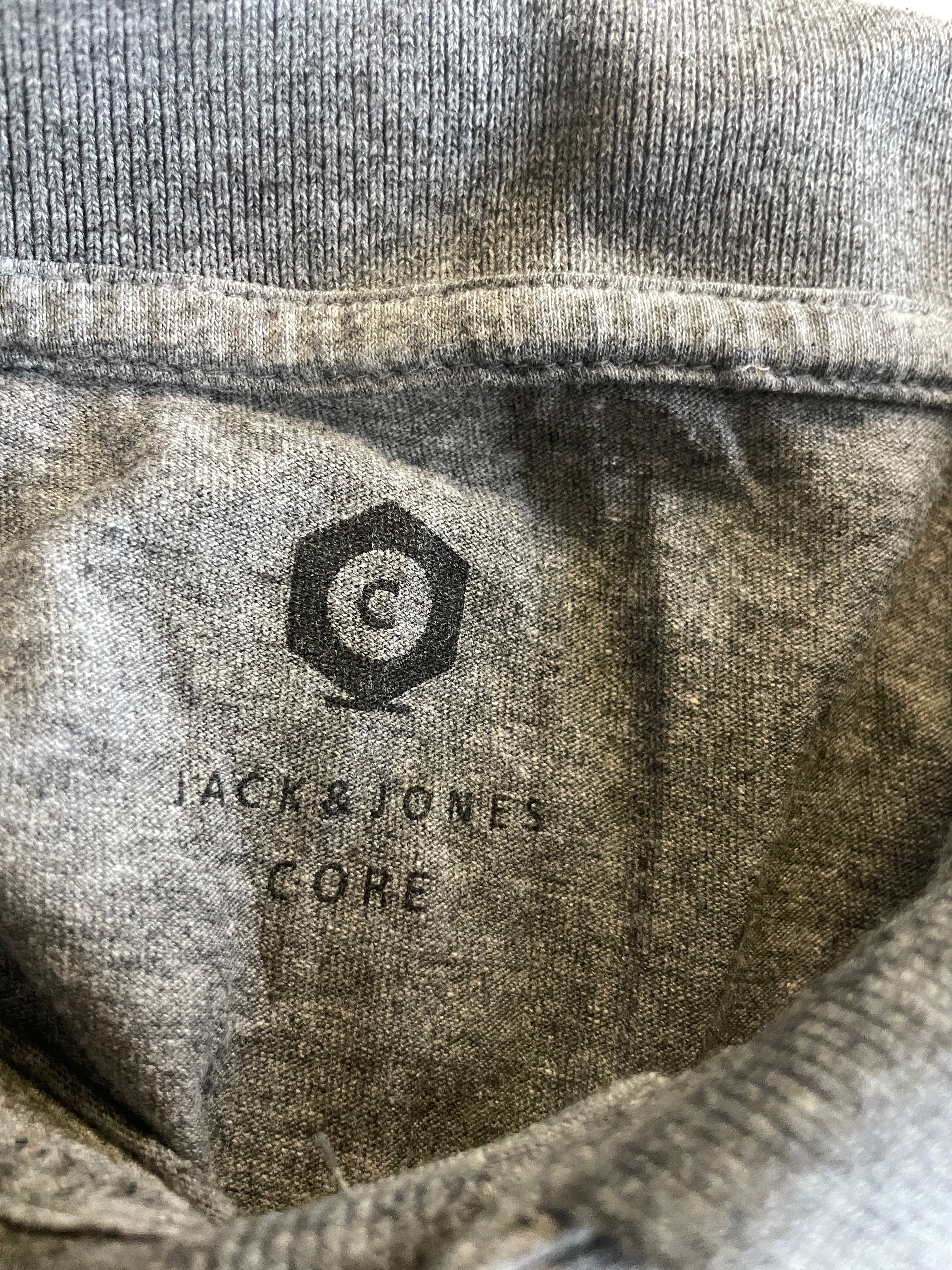 Vintage  men's Jack & Jones Basic grey polo Shirts in XL| L29W23| SKU 5392