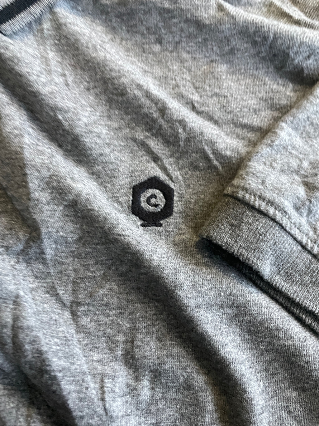 Vintage  men's Jack & Jones Basic grey polo Shirts in XL| L29W23| SKU 5392