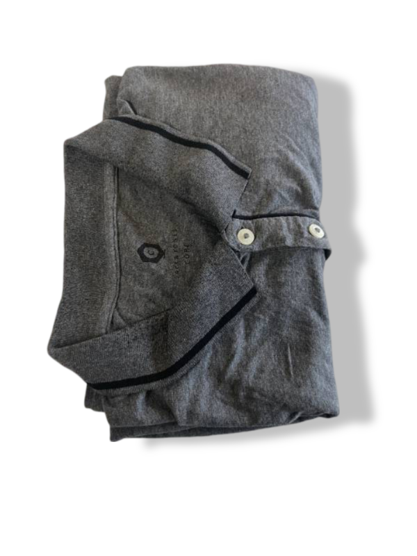 Vintage  men's Jack & Jones Basic grey polo Shirts in XL| L29W23| SKU 5392
