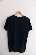 Vintage New Zealand Auckland Heavy tools Est. 1971 print navy blue mens medium tees