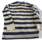 Vintage  livergy rugby shirt in white and navy size  M| L28 W21| SKU 5396
