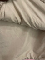 Vintage faux fur cream blazers coat jacket