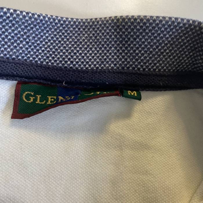 Vintage men's white Superb Glenmuir 80's Golf Polo shirt T-Shirt size M| L29 W22| SKU 5397