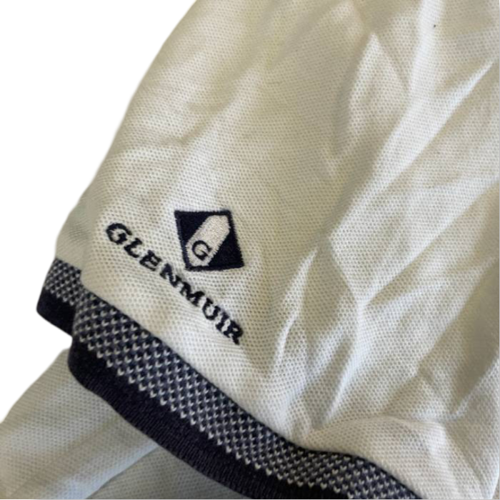 Vintage men's white Superb Glenmuir 80's Golf Polo shirt T-Shirt size M| L29 W22| SKU 5397