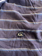 Vintage  North Coast Stripped Mens blue Regular Fit Polo Shirt L| L29W21| SKU 5398