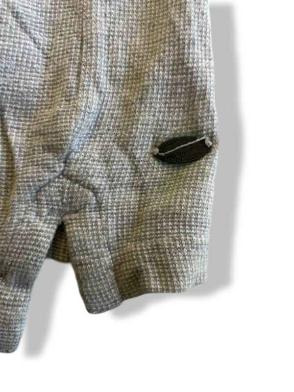 Vintage Mens Debenhams GO-TO-K-YO grey Polo Shirt in XL| L28 W22| SKU 5399