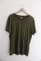 Vintage polo ralph lauren brown mens large plain tees