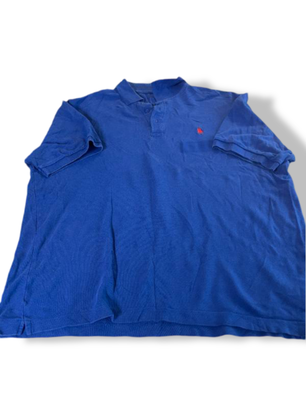 Vintage men's Polo Ralph Lauren royal blue polo  shirt Size XXL|L29 W25| SKU 5400
