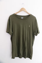 Vintage polo ralph lauren brown mens large plain tees