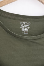Vintage polo ralph lauren brown mens large plain tees