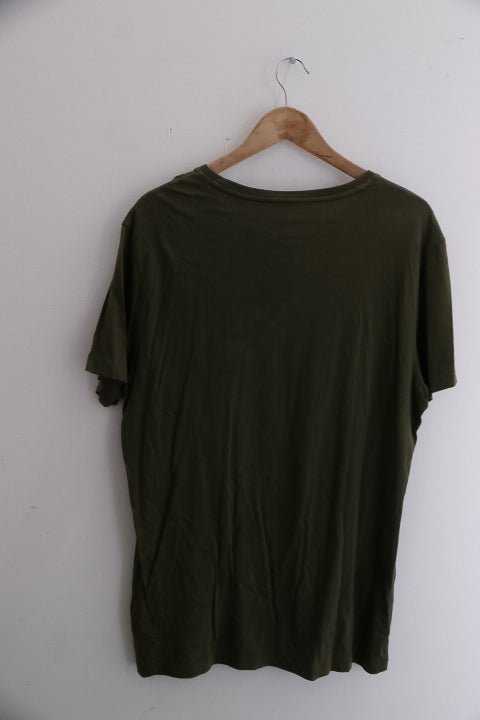 Vintage polo ralph lauren brown mens large plain tees
