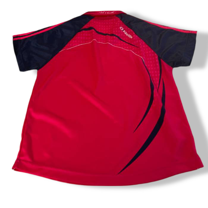 VINTAGE ATH CLIATH DUBLIN GAA GAELIC SPORTS O'NEILLS RED FOOTBALL JERSEY IN S|L28W19|SKU5402