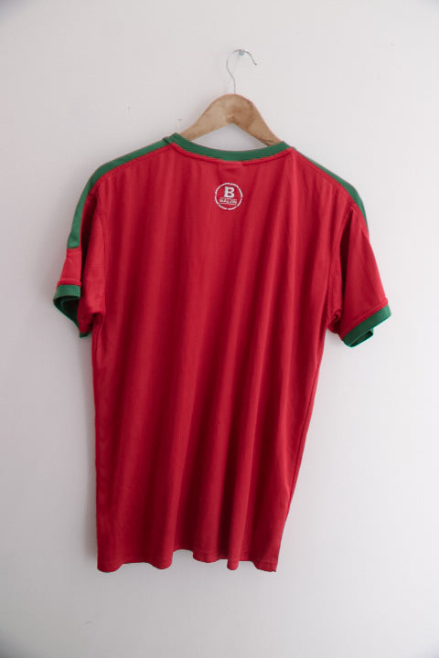 Vintage Balon Drumgoole construction feile 2014 red small jersey