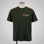 Vintage men's dark green Gildan heavy cotton tees in XL By Jagermeister Asia Tour|L29W18|SKU 5407
