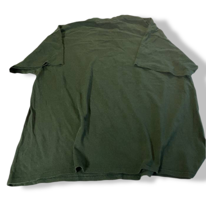 Vintage men's dark green Gildan heavy cotton tees in XL By Jagermeister Asia Tour|L29W18|SKU 5407