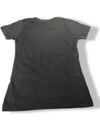 Vintage women's  Cara Celtic Cross Circle grey T-Shirt in S|L26 W17| SKU 5410