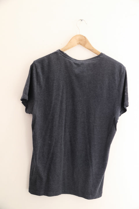 Vintage grey Tom Tailor authentic graphics mens medium tees