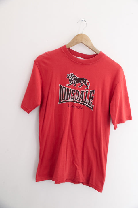 Vintage red Lonsdale London medium mens tees