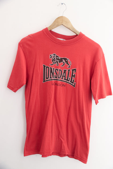 Vintage red Lonsdale London medium mens tees