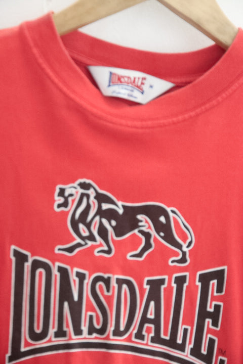 Vintage red Lonsdale London medium mens tees