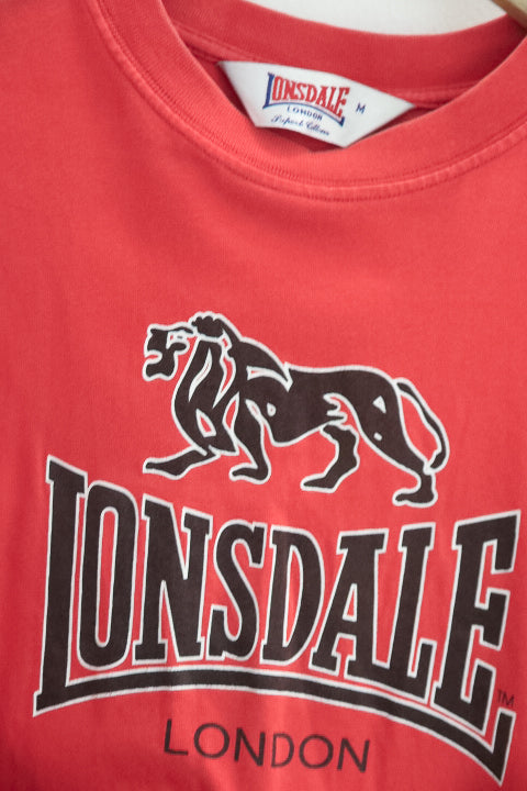 Vintage red Lonsdale London medium mens tees
