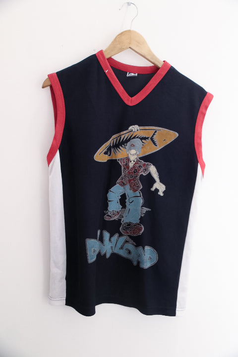 Vintage Phload graphics mens black sleeveless medium T-shirt