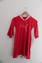 Vintage Red big puma logo mens large jersey