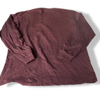 Vintage Uniqlo Men's Long sleeve Burgundy Shirt in M| L29 W21| SKU 5419