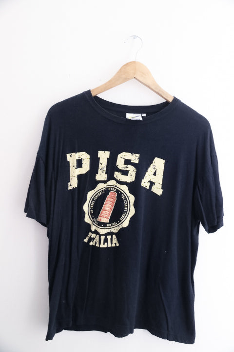 Vintage Pisa Italia blue mens tees XL