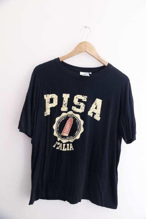 Vintage Pisa Italia blue mens tees XL