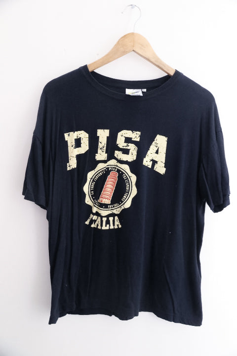 Vintage Pisa Italia blue mens tees XL