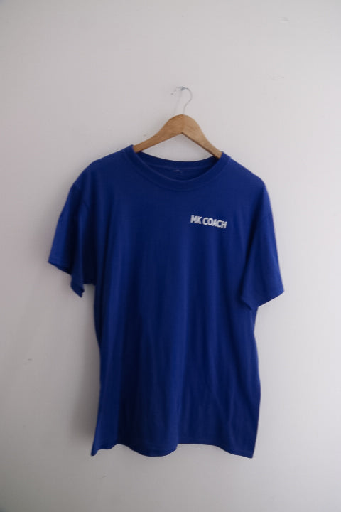Vintage Blue MK Coach mens large t-shirt