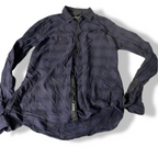 Vintage Duck And Cover Slim Fit Blue Button down Shirt Mens Size L|L31 W18| SKU 5423