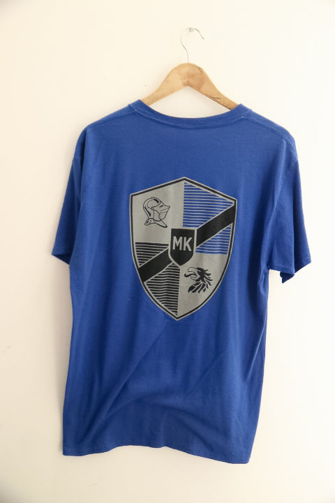 Vintage Blue MK Coach mens large t-shirt
