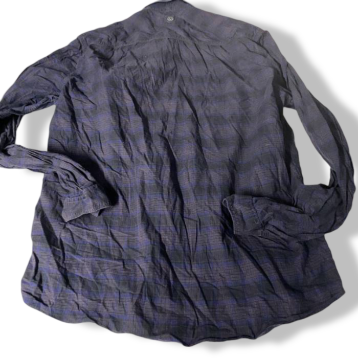Vintage Duck And Cover Slim Fit Blue Button down Shirt Mens Size L|L31 W18| SKU 5423