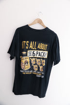 Vintage Black Dynasty Est.1974 print mens large tees