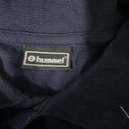 Vintage men's Hummel Ply navy blue Polo Shirt in XXL|L 30 W26| SKU 5427