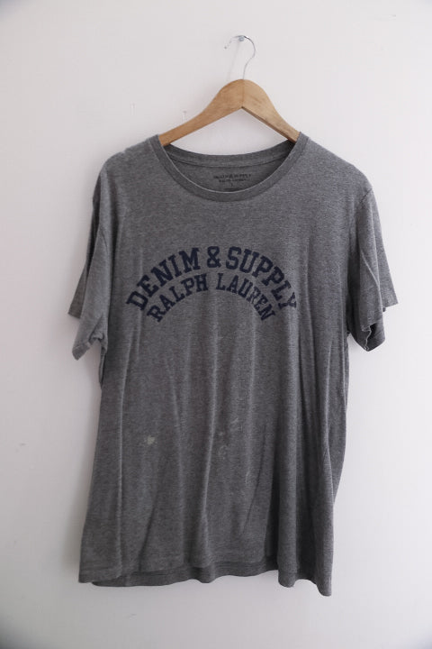 Vintage Grey Denim & Supply Ralph Lauren mens large tees